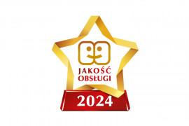 Otrzymaliśmy godło Gwiazda Jakości Obsługi 2024